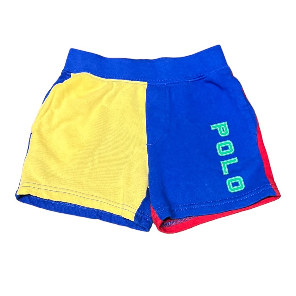 Polo by Ralph Lauren Boys Color Block Shorts Baby 12 Months